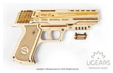 Ugears 3D Wooden Puzzle Wolf-01 Handgun