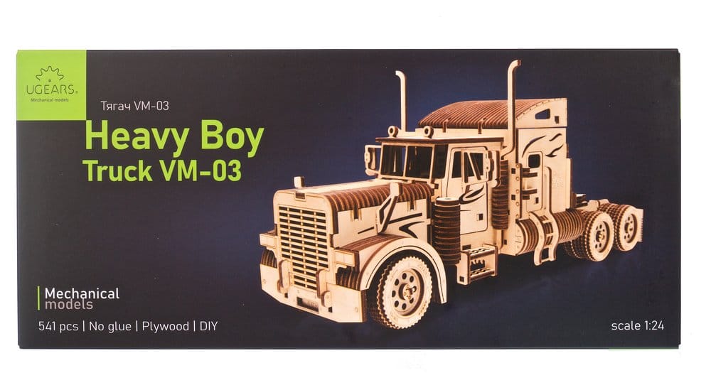 Ugears 3D Wooden Puzzle Heavy Boy Truck VM-03
