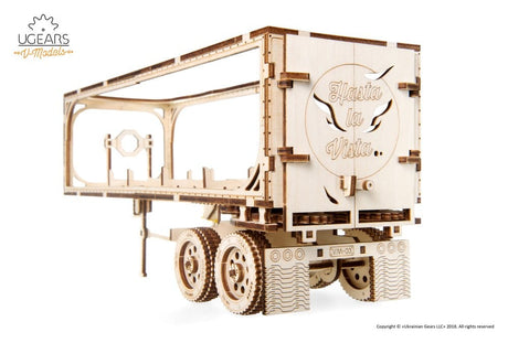 Ugears 3D Wooden Puzzle Trailer for Heavy Boy Truck VM-03