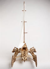 Ugears 3D Wooden Puzzle Trimaran Merihobus