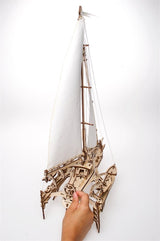 Ugears 3D Wooden Puzzle Trimaran Merihobus