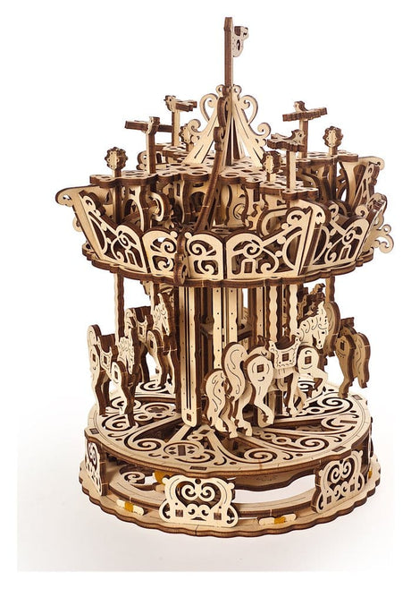 Ugears 3D Wooden Puzzle Carousel