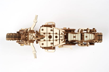 Ugears 3D Wooden Puzzle Scrambler UGR-10 with sidecar