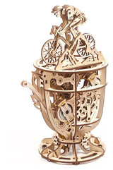 Ugears 3D Wooden Puzzle Automaton Cyclist