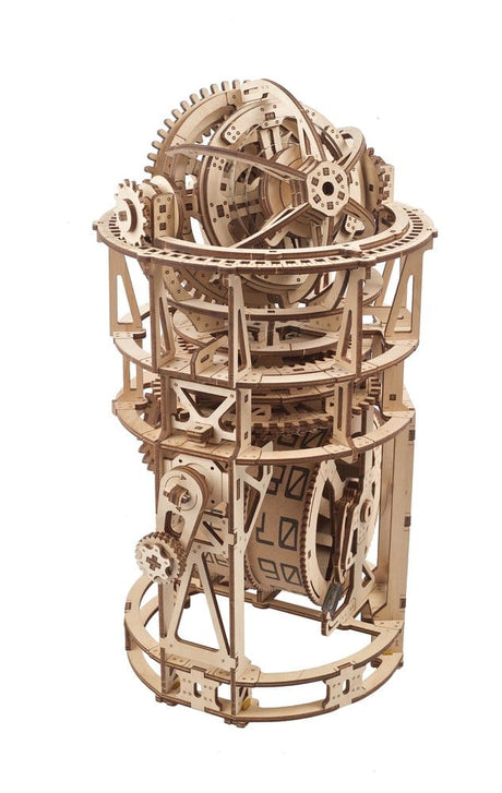 Ugears 3D Wooden Puzzle Sky Watcher Tourbillon Table Clock