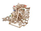 Ugears 3D Wooden Puzzle Marble Run Tiered Hoist