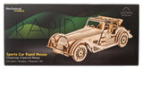 Ugears 3D Wooden Puzzle Sports Car Rapid Mouse