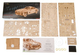 Ugears 3D Wooden Puzzle Winged Sports Coupe