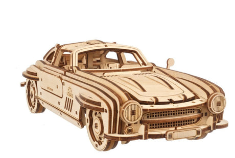 Ugears 3D Wooden Puzzle Winged Sports Coupe