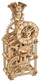 Ugears 3D Wooden Puzzle Engine Clock