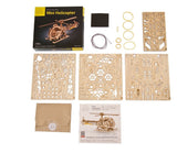 Ugears 3D Wooden Puzzle Mini Helicopter