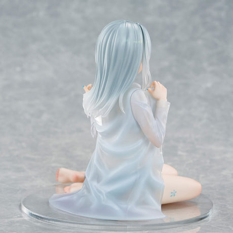 Original Character PVC Statue 1/7 Silver-Haired Girl Sky Blue Morning Special Outfit Ver. by Fuumi Illustration 16 cm