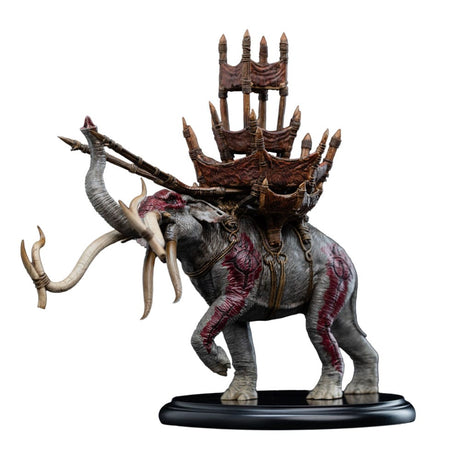 Lord of the Rings Mini Statue Mumak in Battle 17 cm