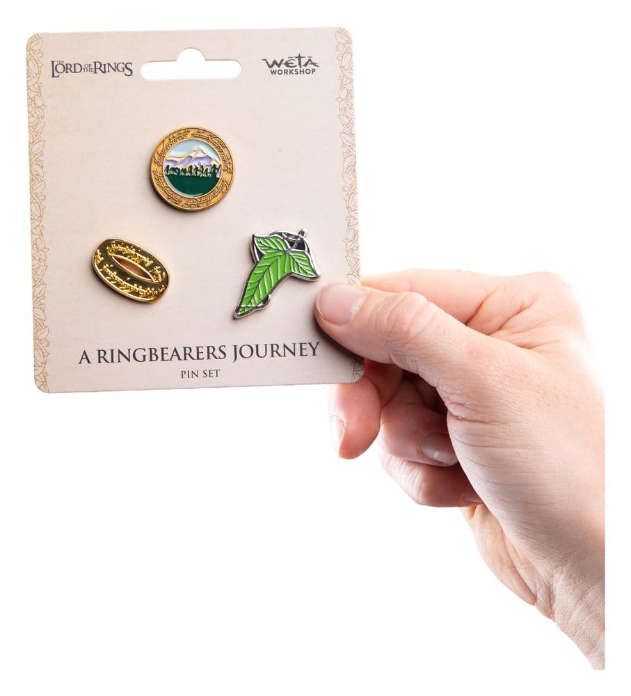 The Lord of the Rings Trilogy Pin Set A Ringbearer's Journey