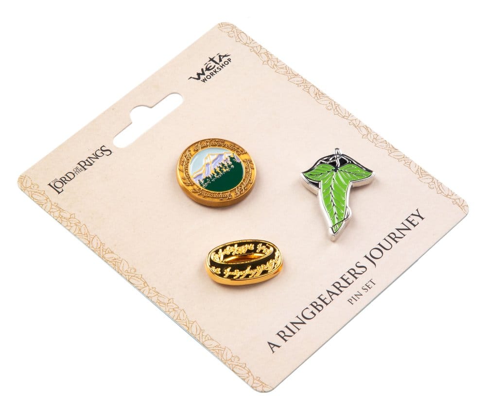The Lord of the Rings Trilogy Pin Set A Ringbearer's Journey