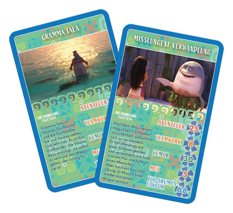 Moana Card Game Top Trumps *German Version*