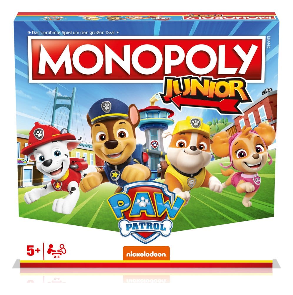PAW Patrol Board Game Monopoly Junior *German Version*