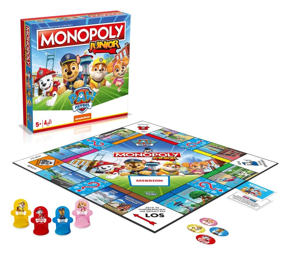 PAW Patrol Board Game Monopoly Junior *German Version*