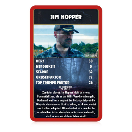 Stranger Things Card Game Top Trumps Collectables *German Version*