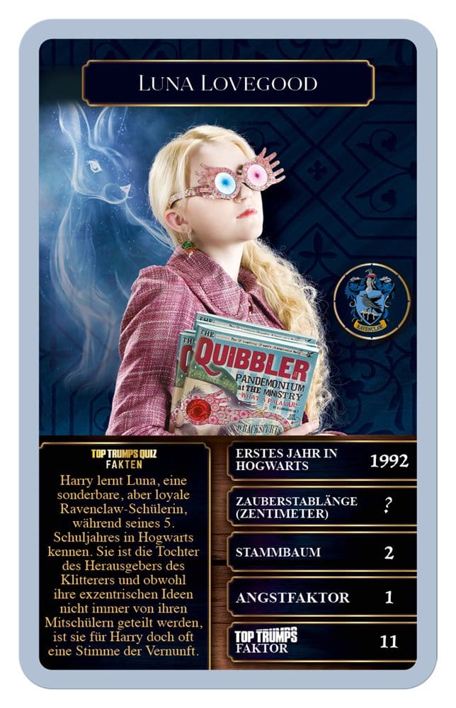 Harry Potter Card Game Top Trumps Witches and Wizards New Version *German Version*
