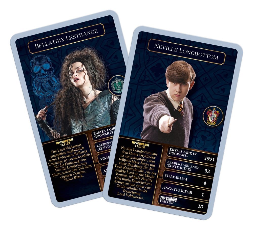 Harry Potter Card Game Top Trumps Witches and Wizards New Version *German Version*