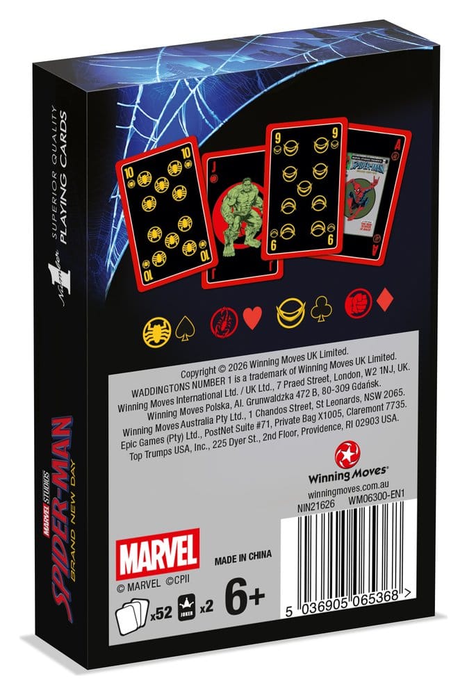 Spider-Man No.1 Playing Cards &nbsp;*GERMAN*
