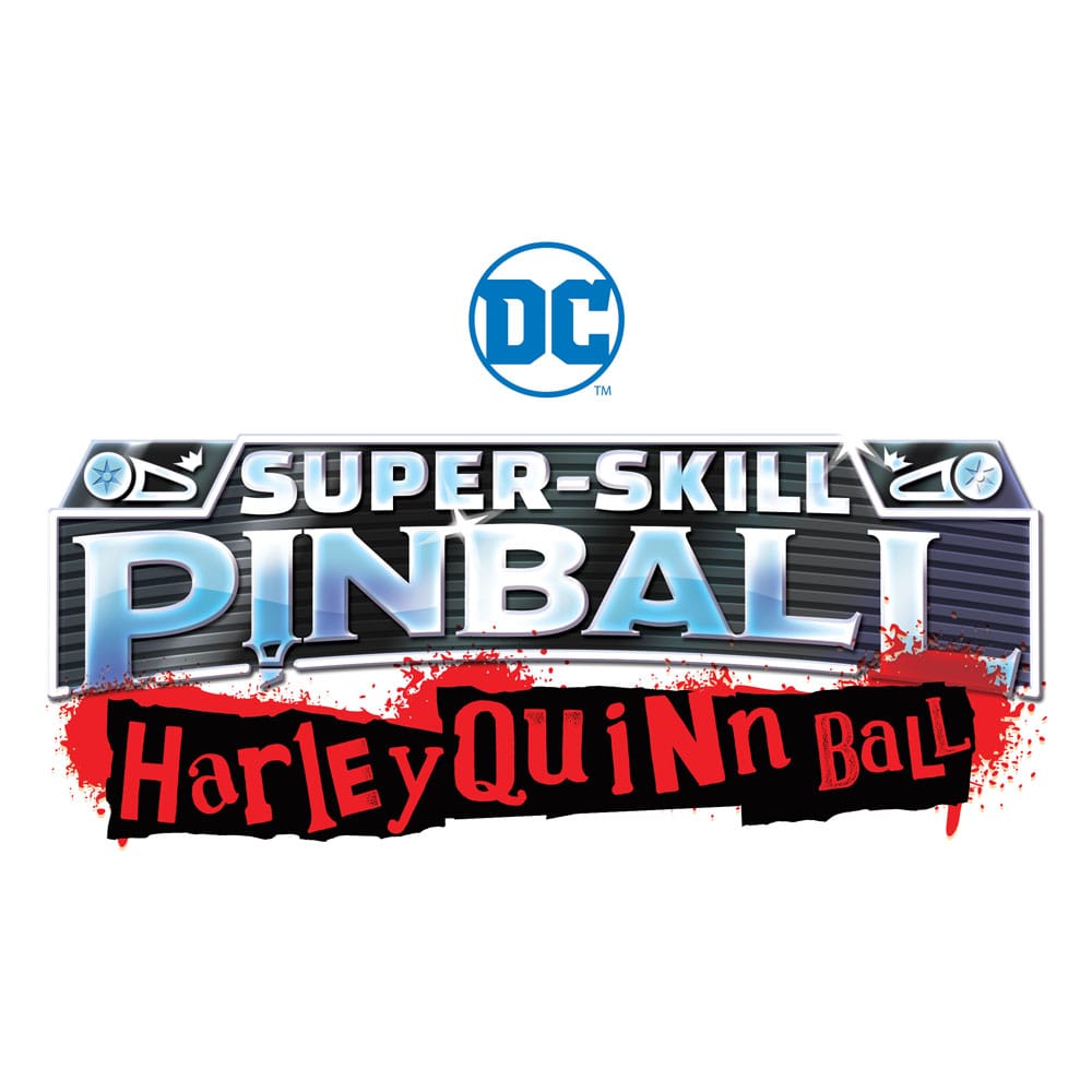 DC Comics Super-Skill Pinball: Harley Quinn Ball Board Game