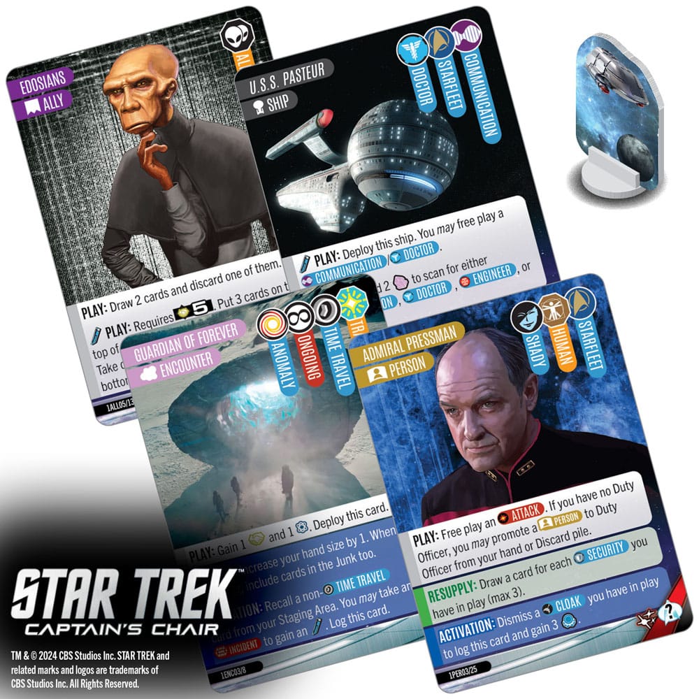 Star Trek Captain's Chair Card Game