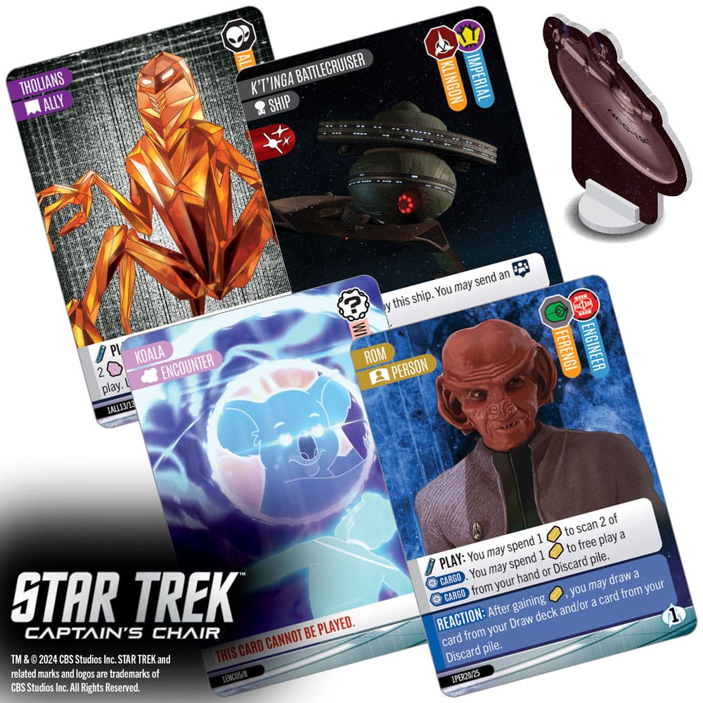 Star Trek Captain's Chair Card Game