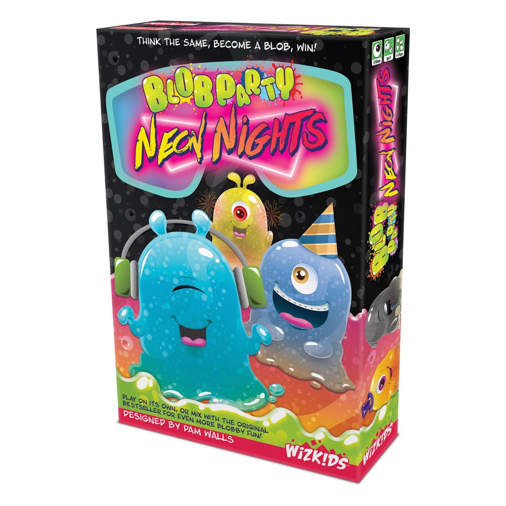 Blob Party Neon Nights Strategy Game