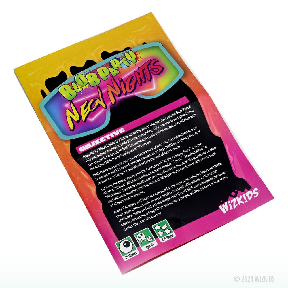 Blob Party Neon Nights Strategy Game