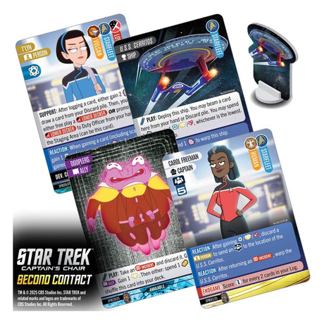 Star Trek: Captain's Chair Card Game Second Contact *English Version*