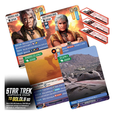 Star Trek: Captain's Chair Card Game To Boldly Go *English Version*
