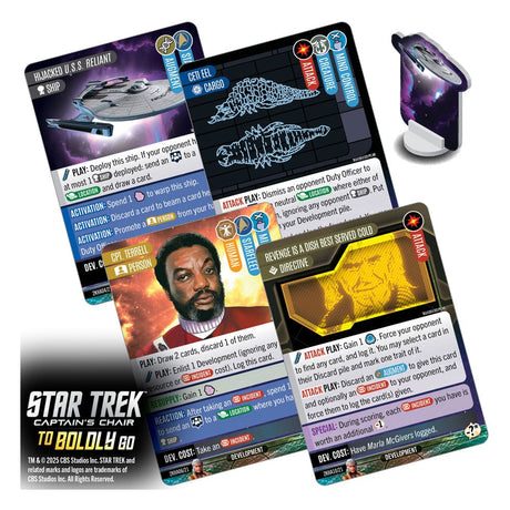 Star Trek: Captain's Chair Card Game To Boldly Go *English Version*