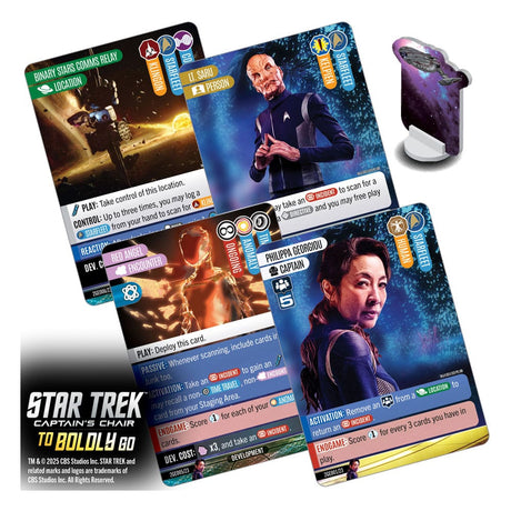 Star Trek: Captain's Chair Card Game To Boldly Go *English Version*