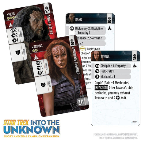 Star Trek: Into the Unknown Miniatures Game Expansion Glory and Zeal *English Version*