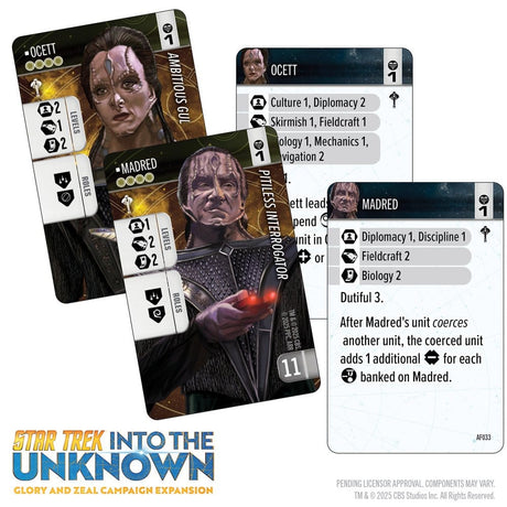 Star Trek: Into the Unknown Miniatures Game Expansion Glory and Zeal *English Version*