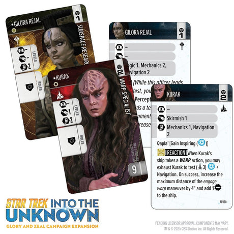 Star Trek: Into the Unknown Miniatures Game Expansion Glory and Zeal *English Version*