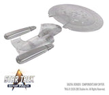 Star Trek Ship Pack Boxed prepainted Miniatures U.S.S. Enterprise - 60th Anniversary Edition 22 cm
