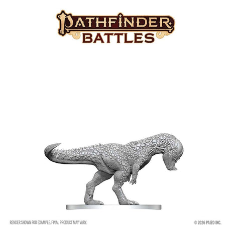 Pathfinder Battles Deep Cuts Unpainted Miniature Pachycephalosaurus 13 cm