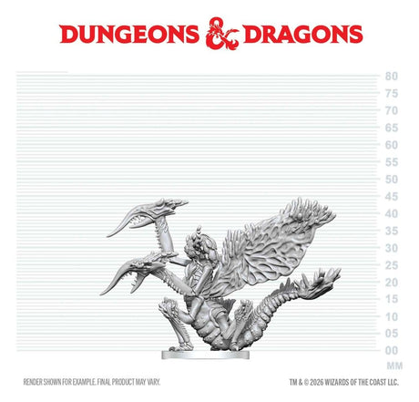 Dungeons & Dragons Nolzur's Marvelous Miniatures Unpainted Miniature Mi-Go 14 cm