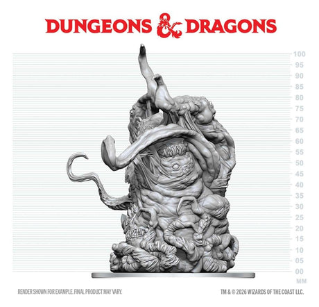 Dungeons & Dragons Nolzur's Marvelous Miniatures Unpainted Miniature Shoggoth 20 cm