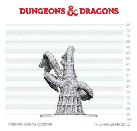 Dungeons & Dragons Nolzur's Marvelous Miniatures Unpainted Miniature Yithian 14 cm