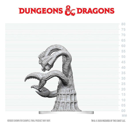 Dungeons & Dragons Nolzur's Marvelous Miniatures Unpainted Miniature Yithian 14 cm