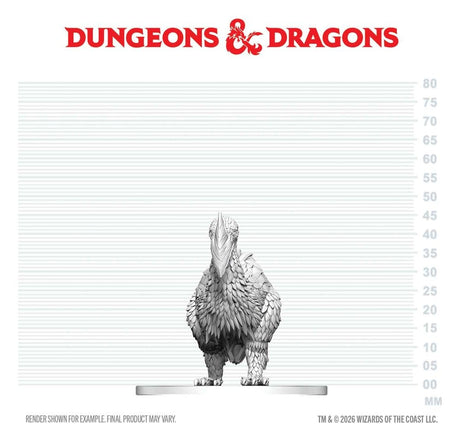 D&D Nolzur's Marvelous Miniatures Mini Figure Axe Beak 4 cm