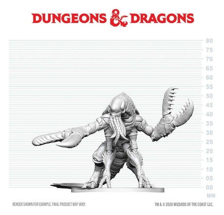 D&D Nolzur's Marvelous Miniatures Mini Figure Chuul 6 cm