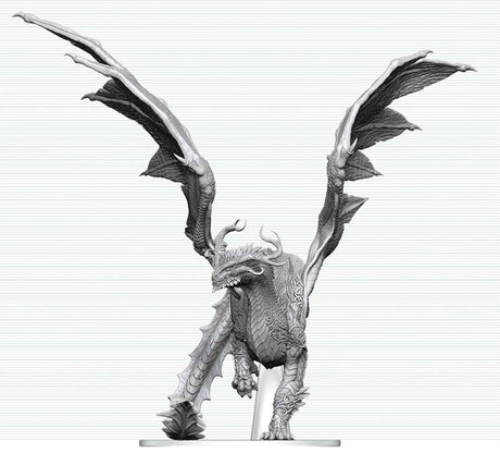 Dungeons & Dragons Nolzur's Marvelous Miniatures Unpainted Miniature Adult Spirit Dragon 24 cm