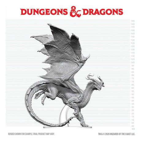 Dungeons & Dragons Nolzur's Marvelous Miniatures Unpainted Miniature Adult Spirit Dragon 24 cm