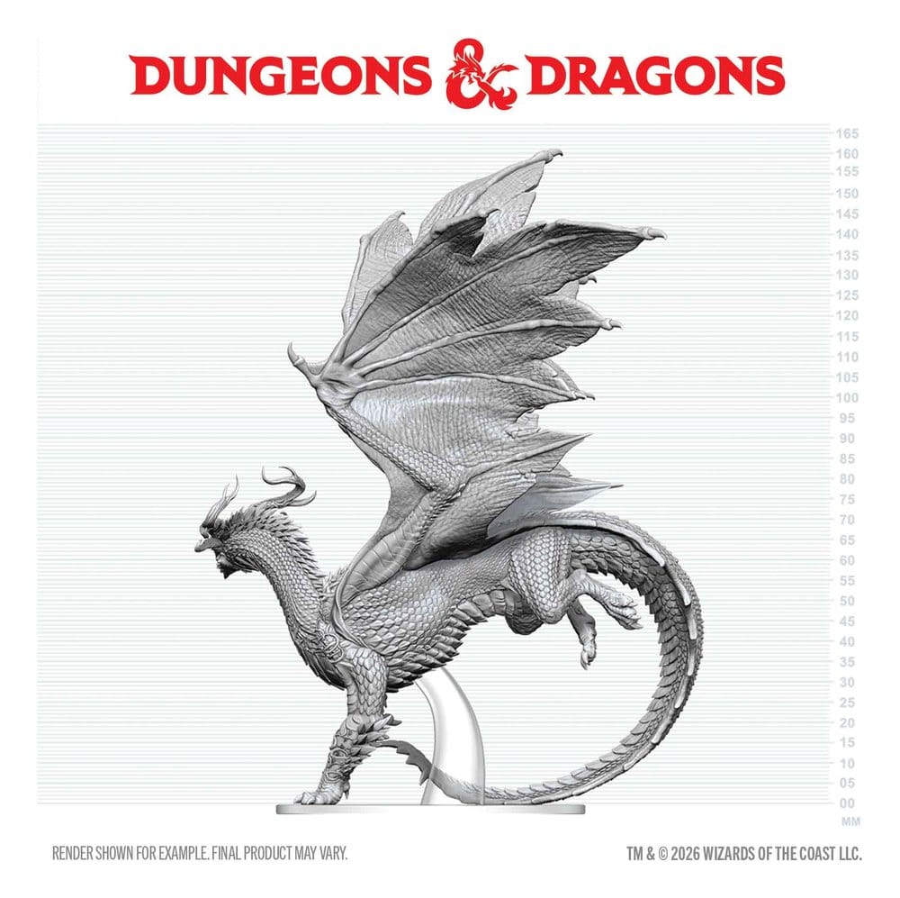 Dungeons & Dragons Nolzur's Marvelous Miniatures Unpainted Miniature Adult Spirit Dragon 24 cm