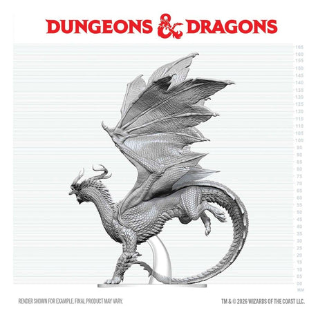 Dungeons & Dragons Nolzur's Marvelous Miniatures Unpainted Miniature Adult Spirit Dragon 24 cm